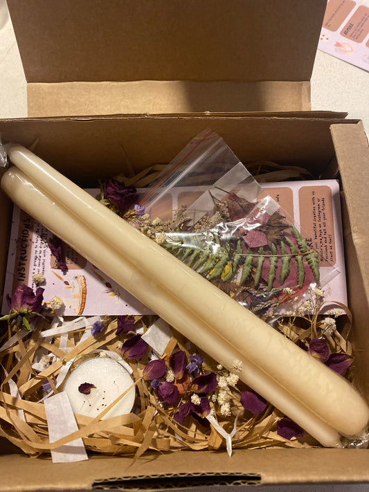 Pressed Flower Candle Kit